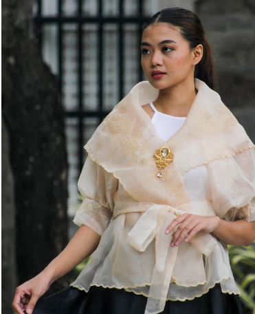 Modern filipiniana alampay hot sale