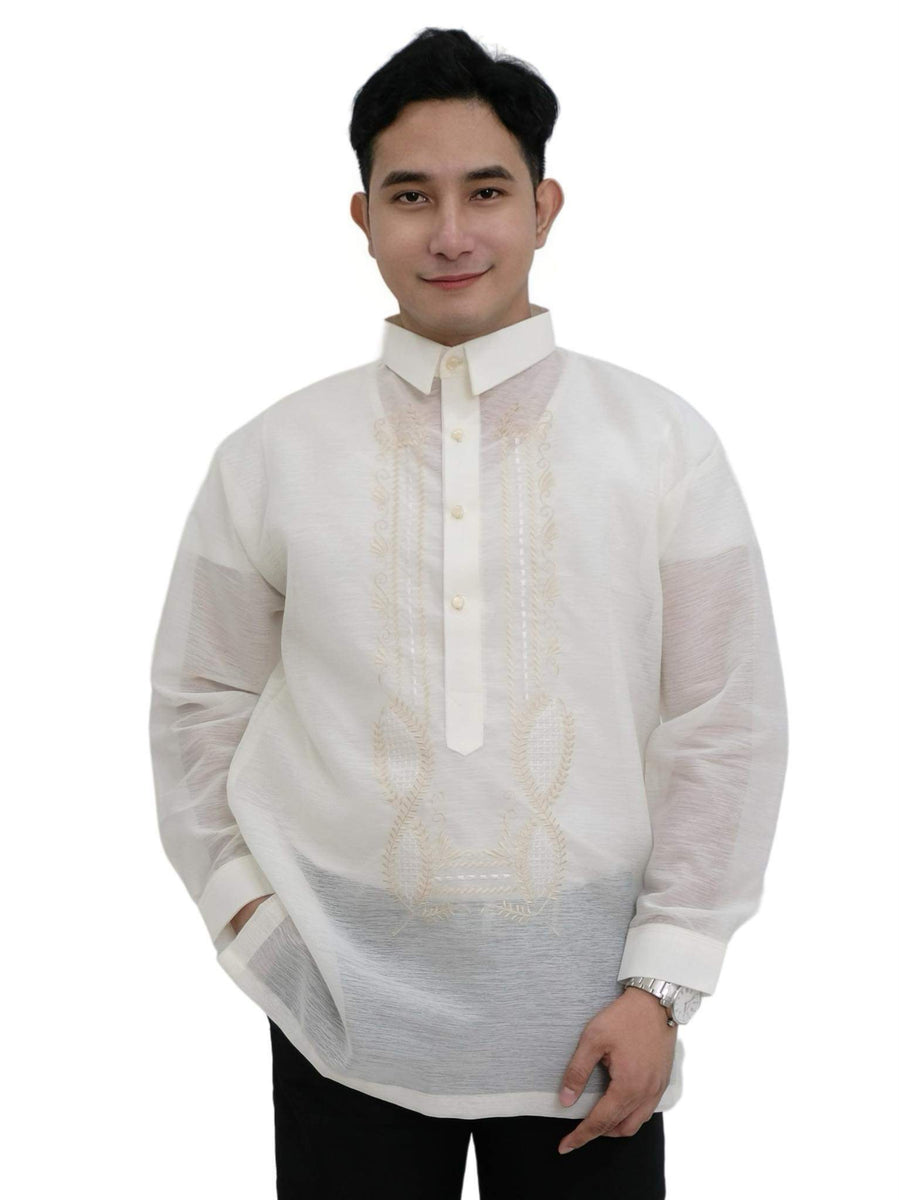 Classic Black Barong Tagalog Jusilyn Antonio JS9 For Sale Barong World
