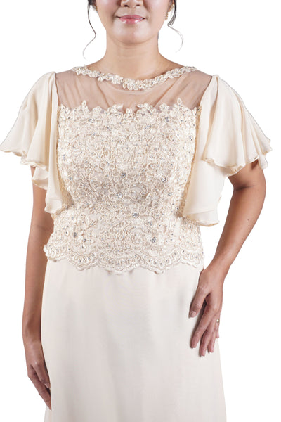 Radiant Elegance Mother of the Bride Dress - Agnes JN14