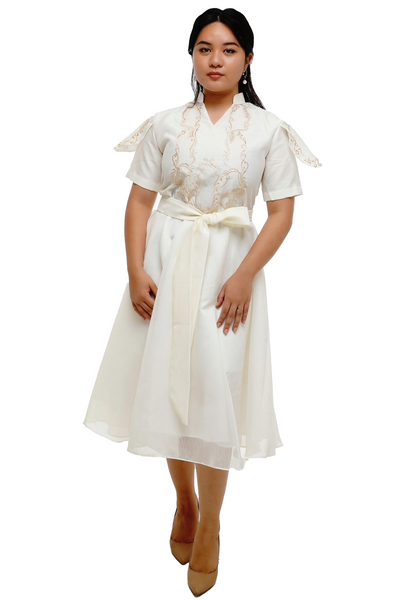 Modern Filipiana Dress