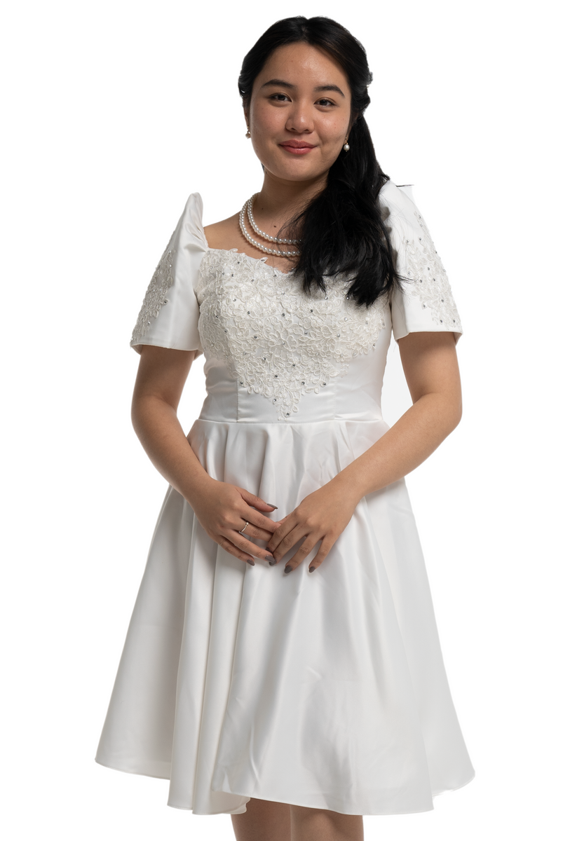 Knee length sale filipiniana dress