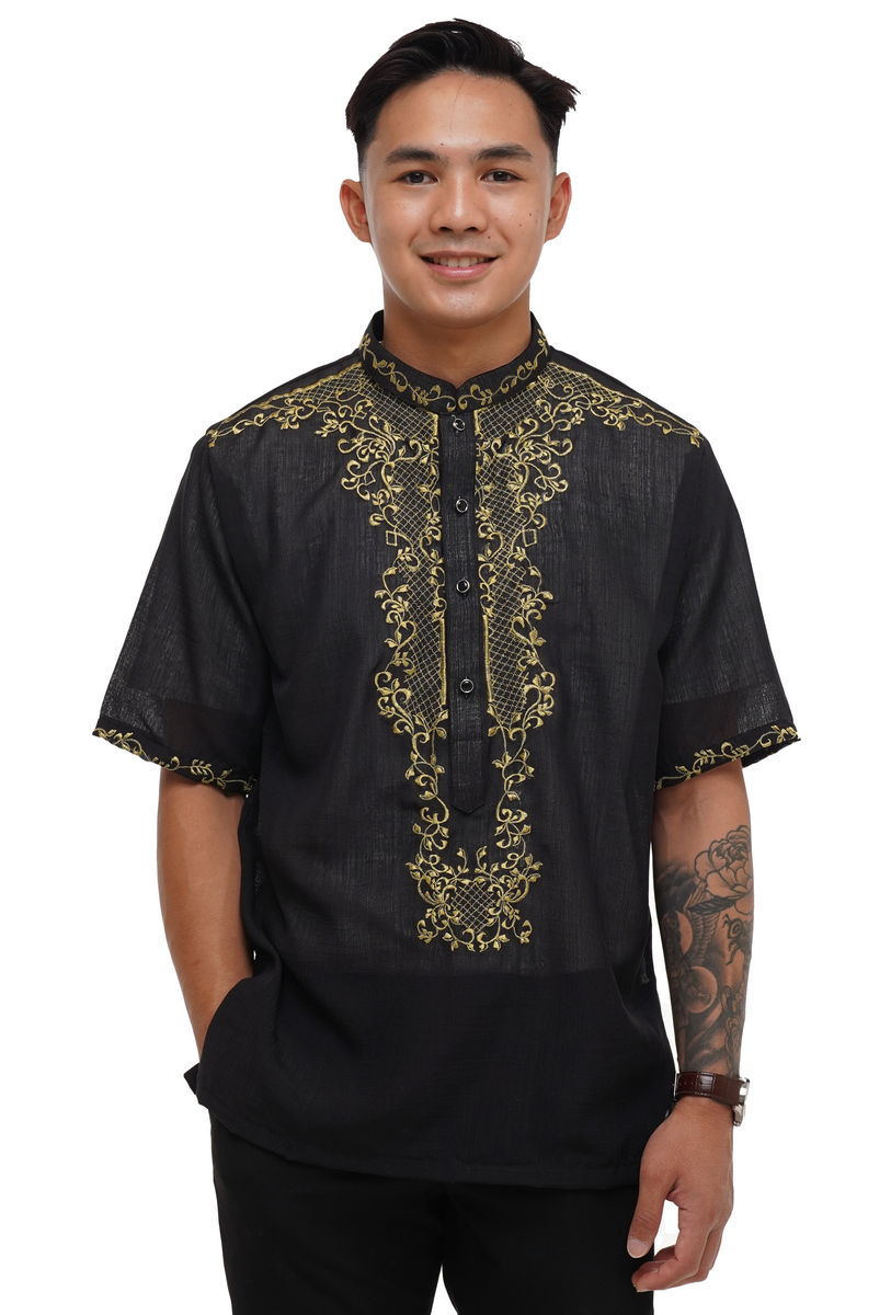 Black 2024 barong dress