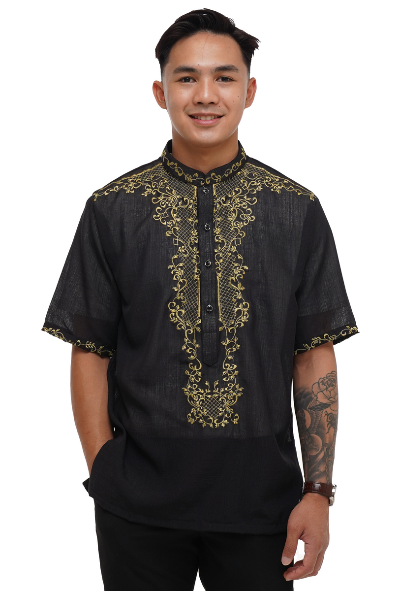 Black clearance barong dress