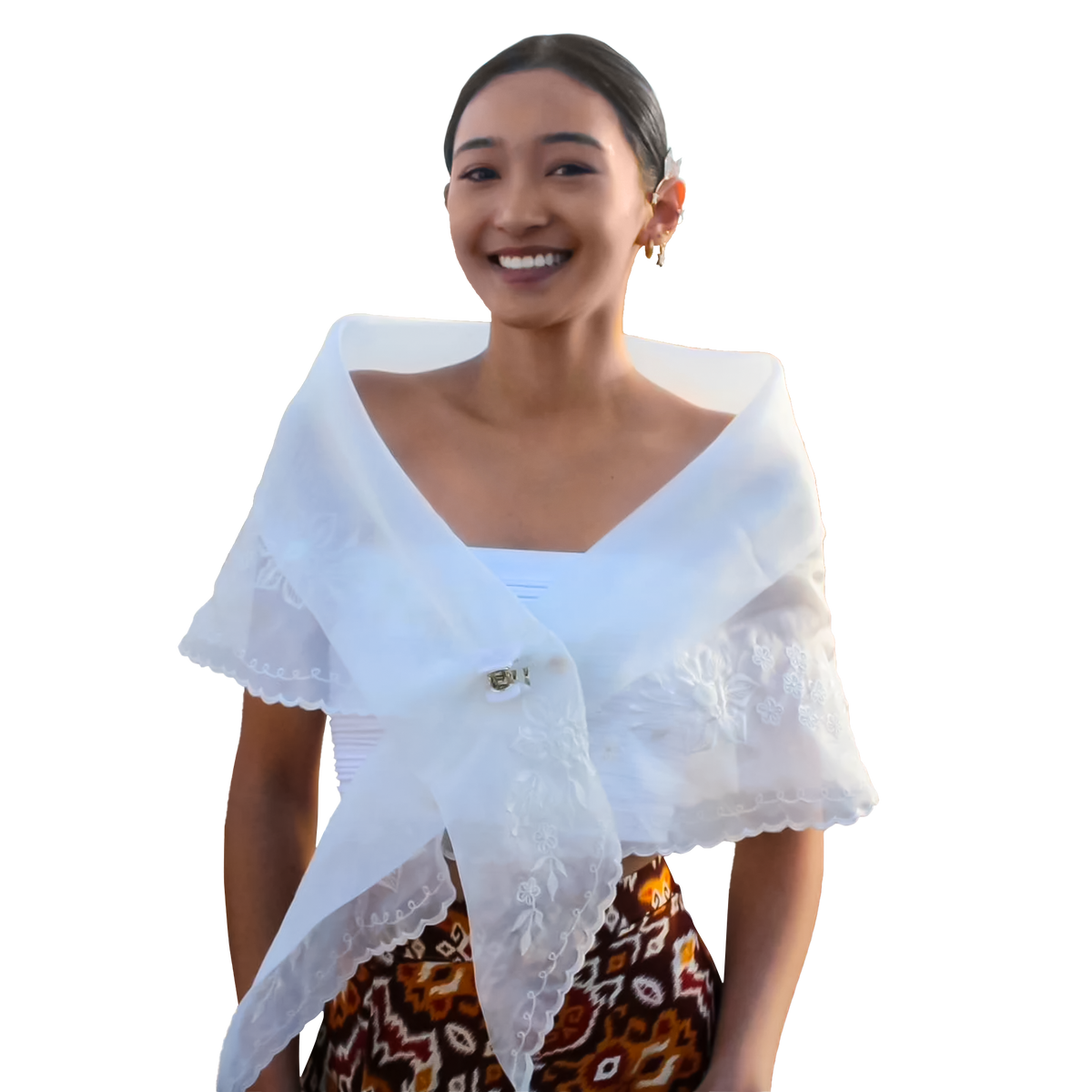 Filipiniana sales with shawl