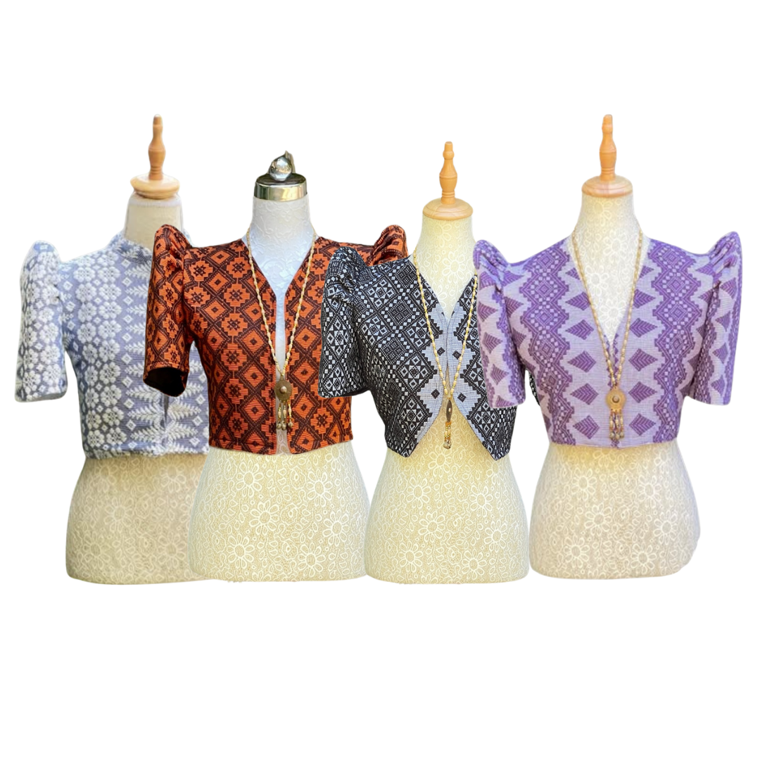 Ilocos Pinilian Filipiniana Bolero