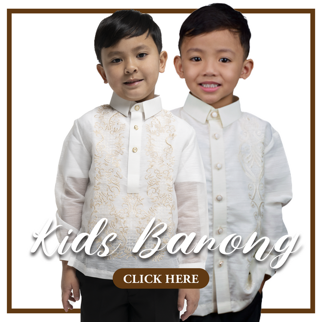 Boys Barong Tagalog For Kids