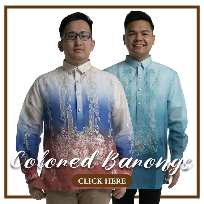 Colored Barong Tagalog