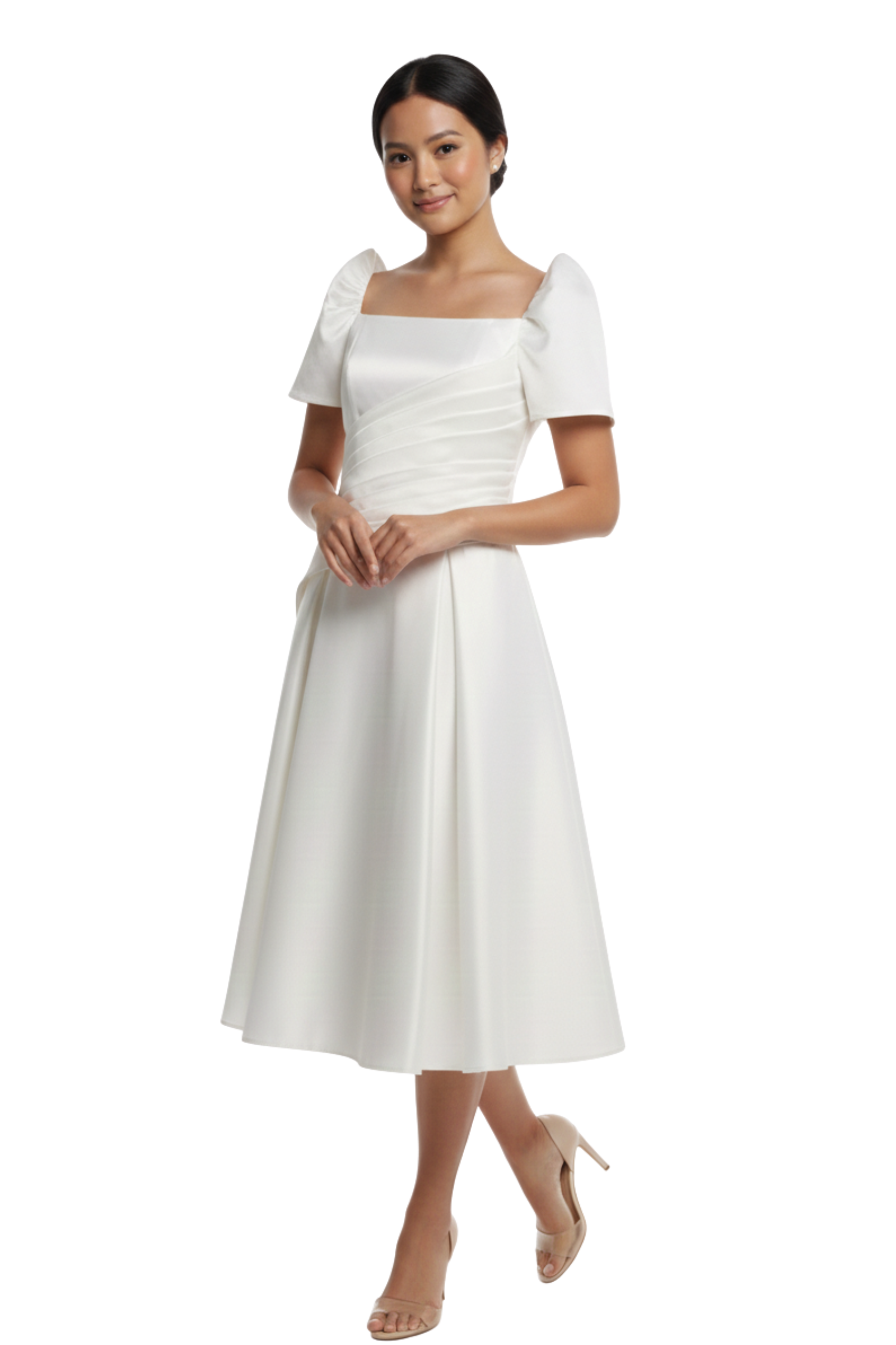 Filipiniana Modern Duchess Midi Dress Filipiniana Modern Duchess Midi Dress