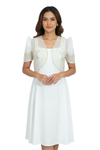 Filipiniana Terno Dress in White