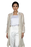 Modern Filipiniana Blazer in Pina Cocoon Fabric 