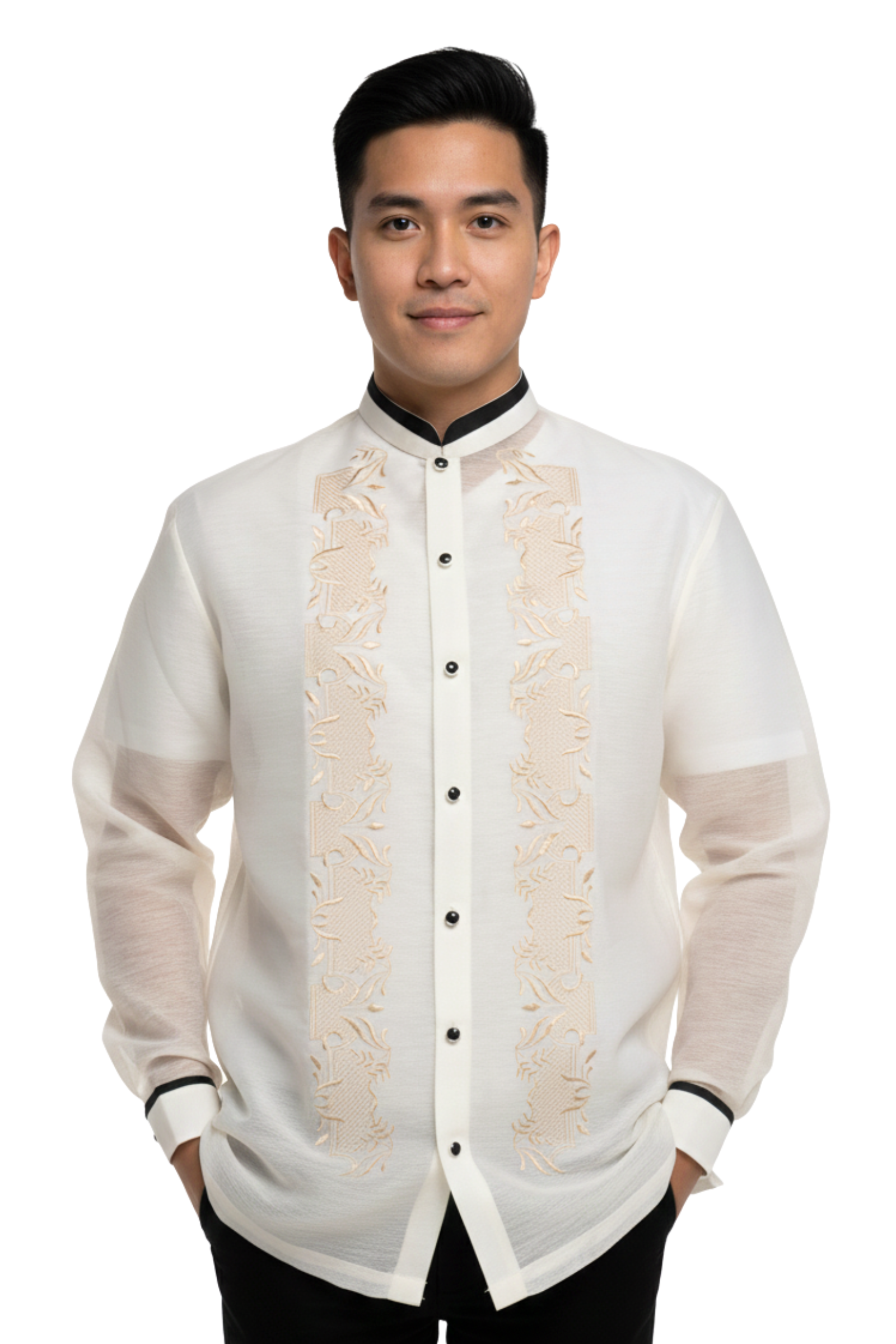 Chinese Collar Barong Tagalog
