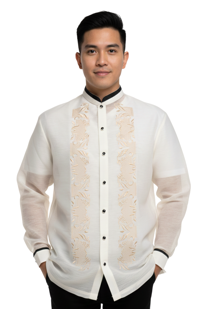 Chinese Collar Barong Tagalog