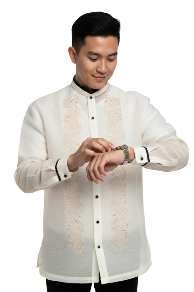 Off White Barong Tagalog