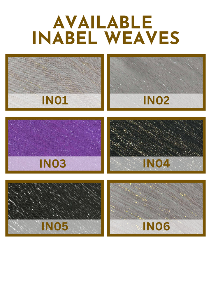 Handwoven Black Inabel Ilocos Weave Modern Filipiniana Dress - Elsie - DM01