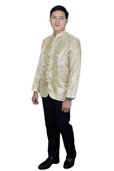 Golden Premium Barong Tagalog Coat - Piolo - JS7