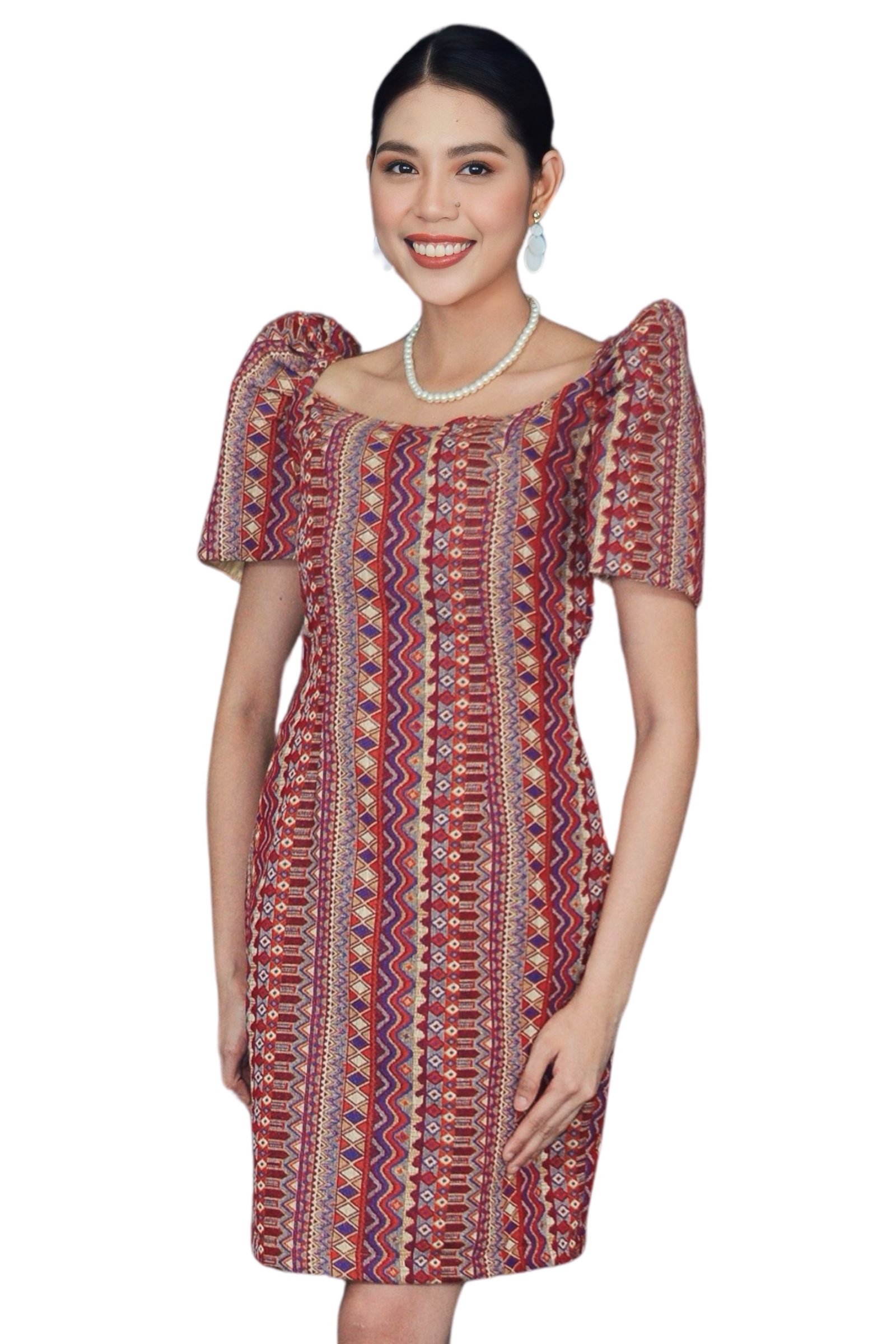 Elegant Ethnic Filipiniana Dress