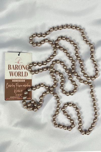 Elegant Long Pearl Necklace | Philippine Accessory | Filipina Necklace - JB015