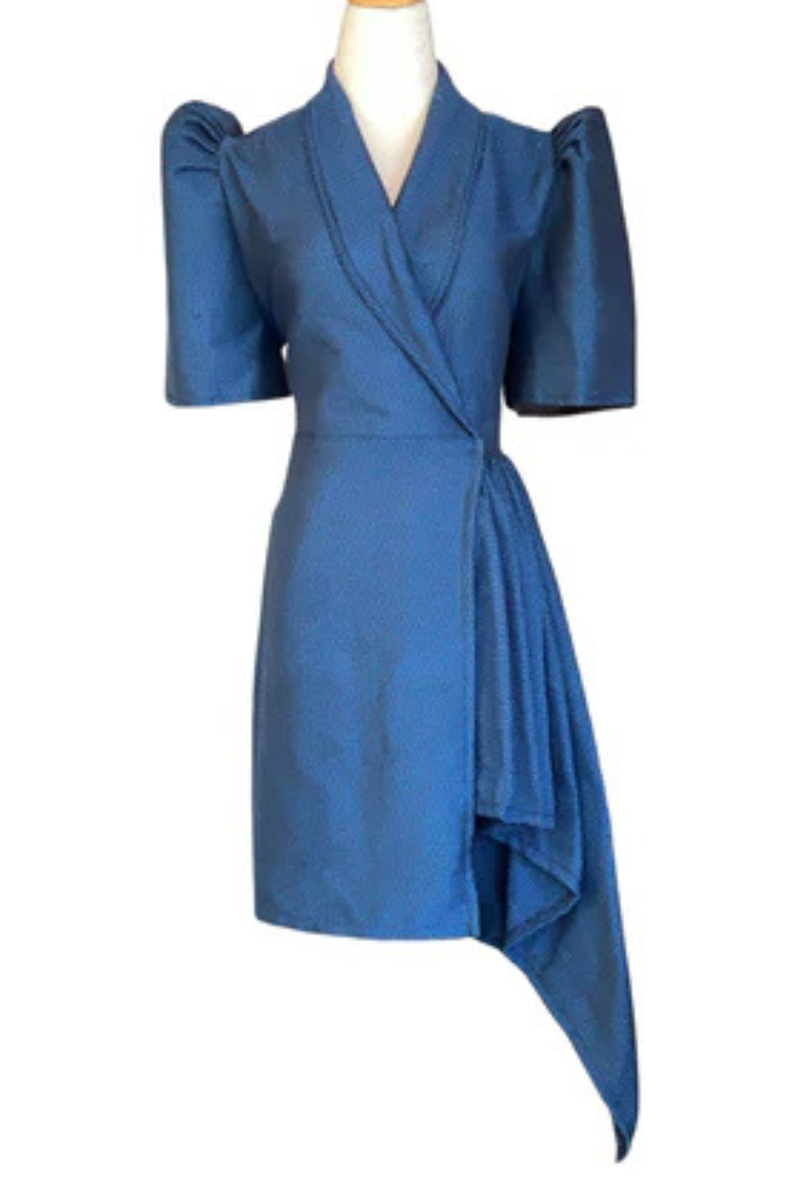 Blue Cordillera Linaktub Handmade Filipiniana Midi Dress