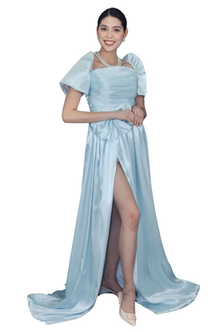 Timeless Duchess Filipiniana Gown with Slit - Vamola - JB610