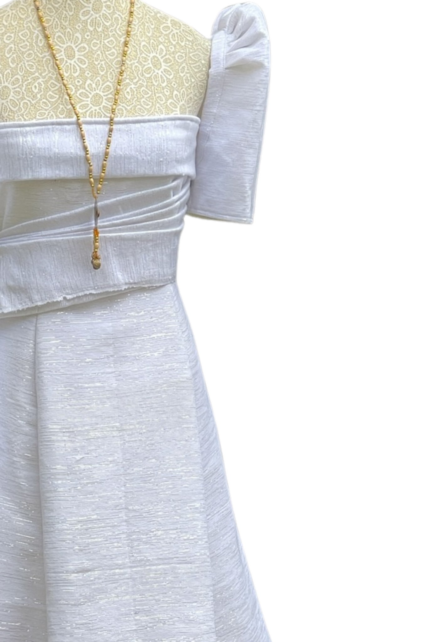 Handwoven Ilocos Inabel Filipiniana Dress - Jasmine - DM03