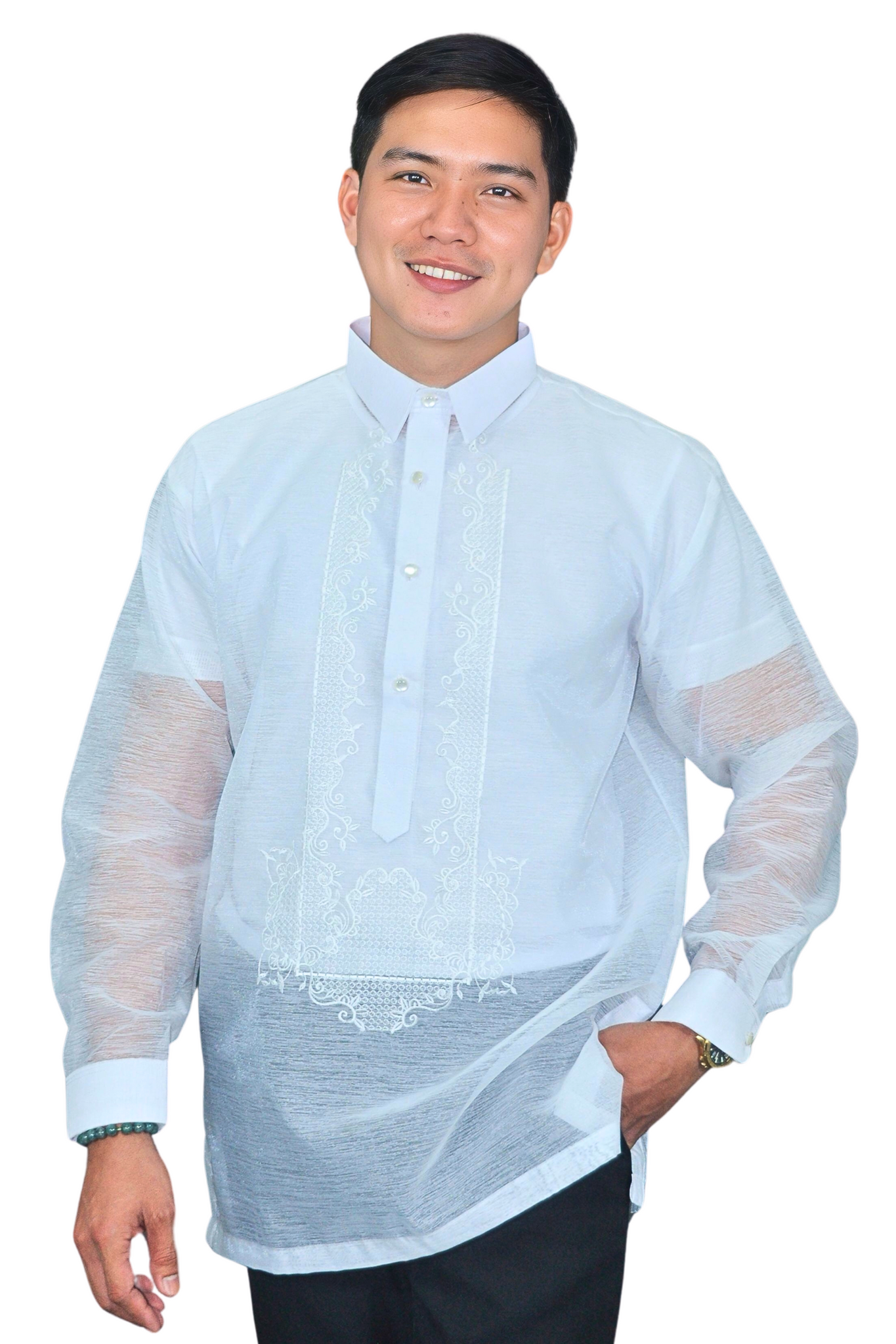 White Barong Tagalog