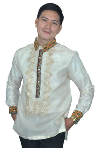 Ethnic Accent Barong Tagalog - Kevin - JB41