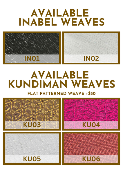 Handwoven Kundiman Pinilian Filipiniana Dress - DM09