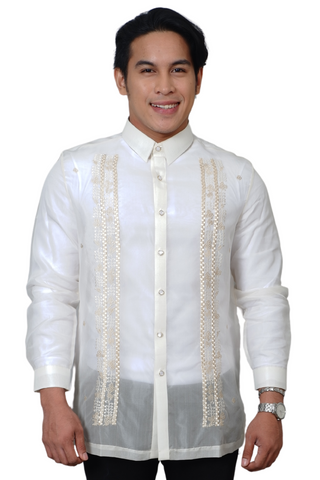 Jusi Elegant Classic Barong Tagalog Full Open- June JS61