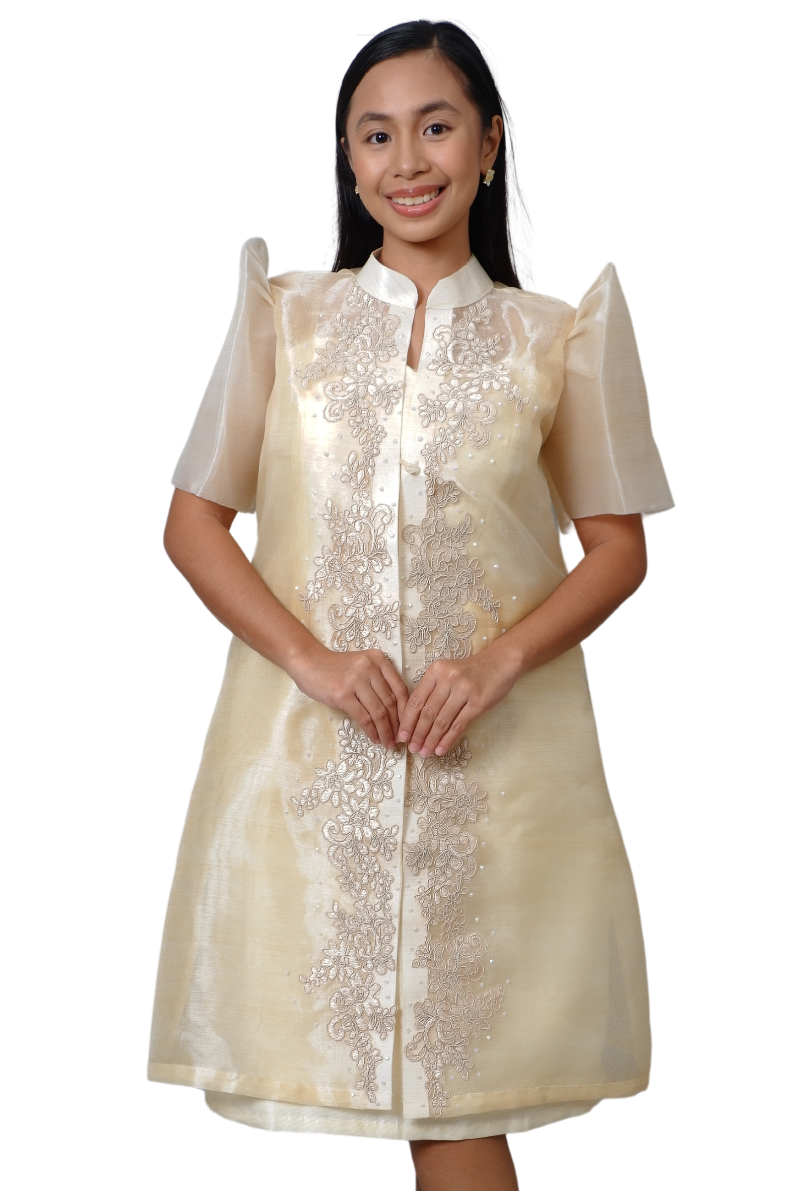 Filipiniana Barong with Inner Dress