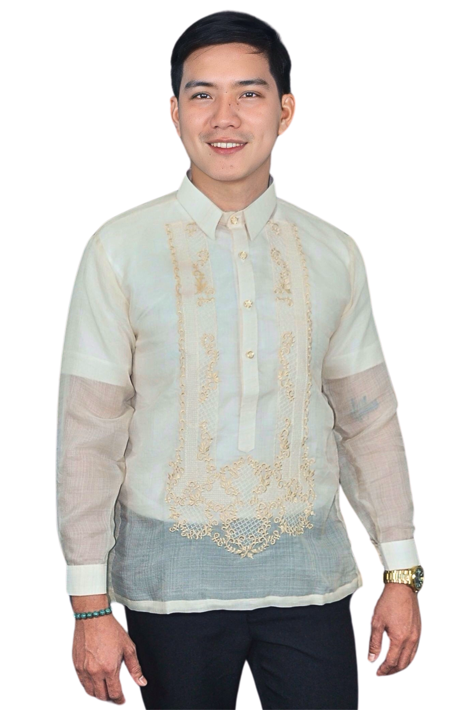Premium Piña Cocoon Barong Tagalog with Embroidery