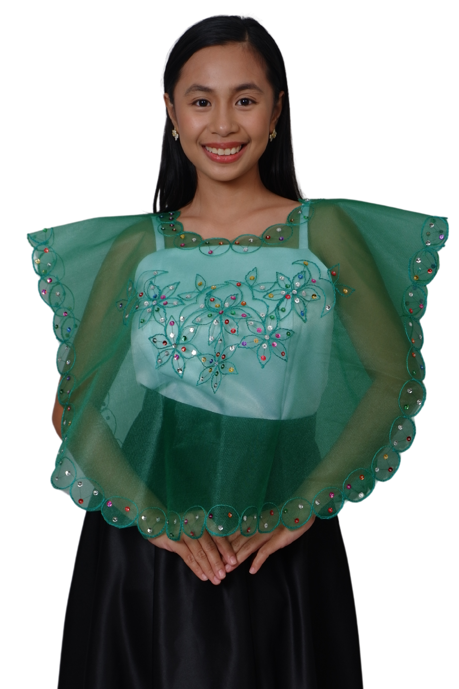 Green Kimona Tulle