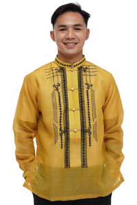 Yellow Barong Tagalog