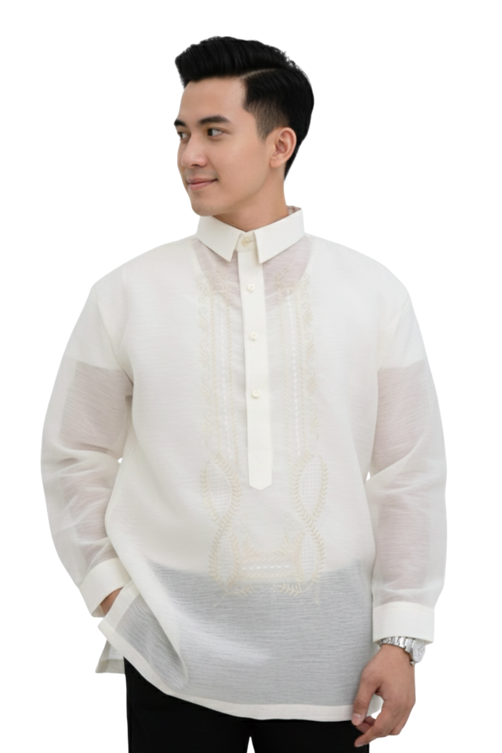 Off White Barong Tagalog