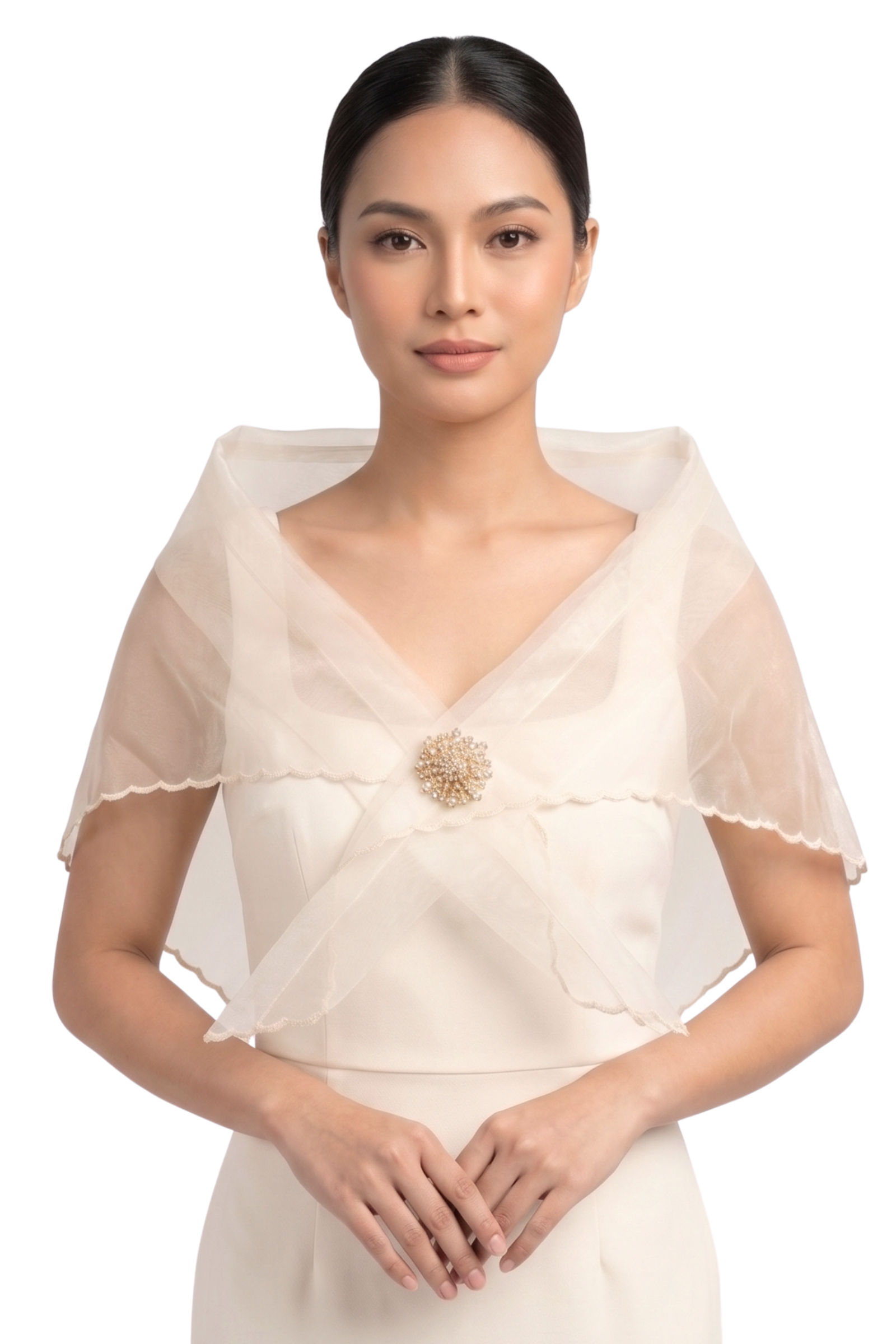 Organza Filipiniana Alampay  - Sadie - JB03