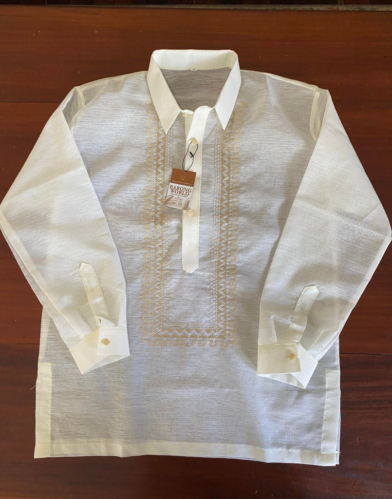 Barong Gradpic Premium Cocoon Groom Barong and Classic Jusi Groomsmen Barong Tagalog ...