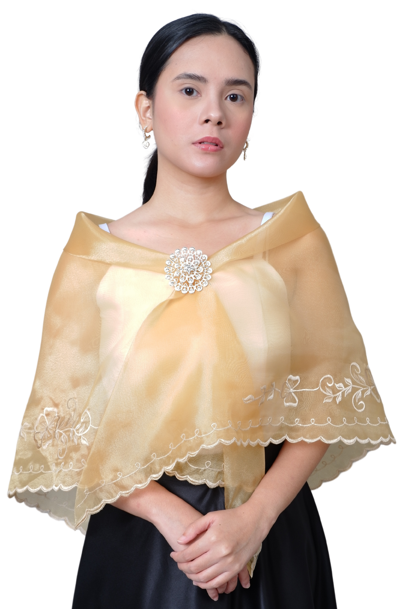 Yellow Alampay Filipiniana