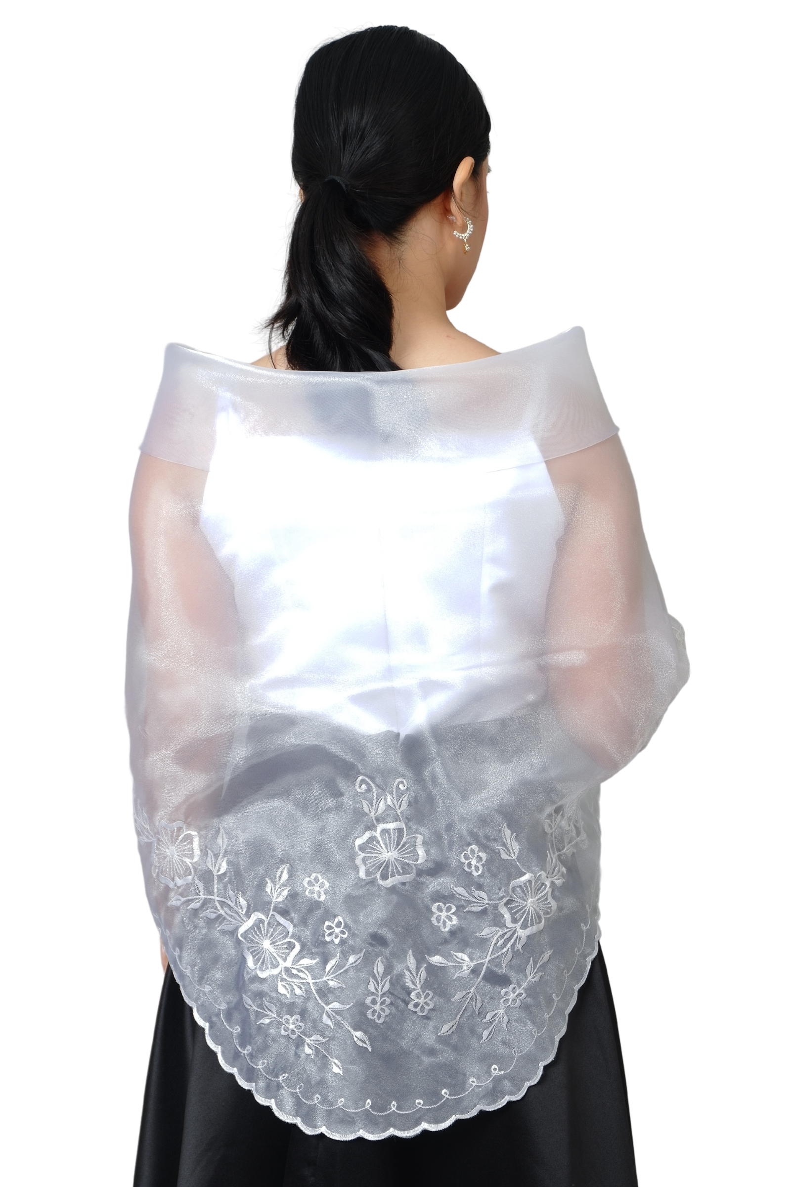 White Alamapay Back Details