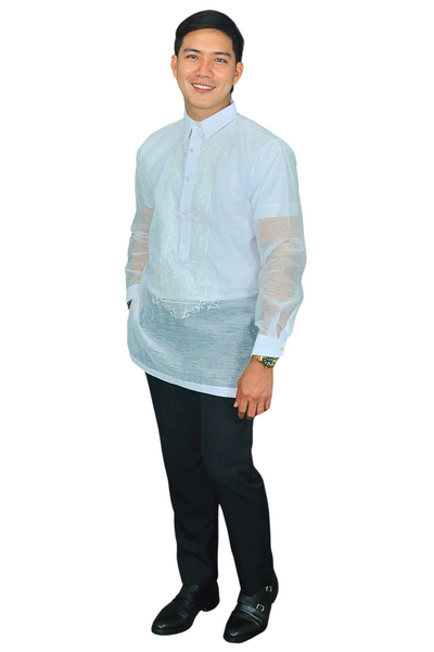 White Barong Tagalog