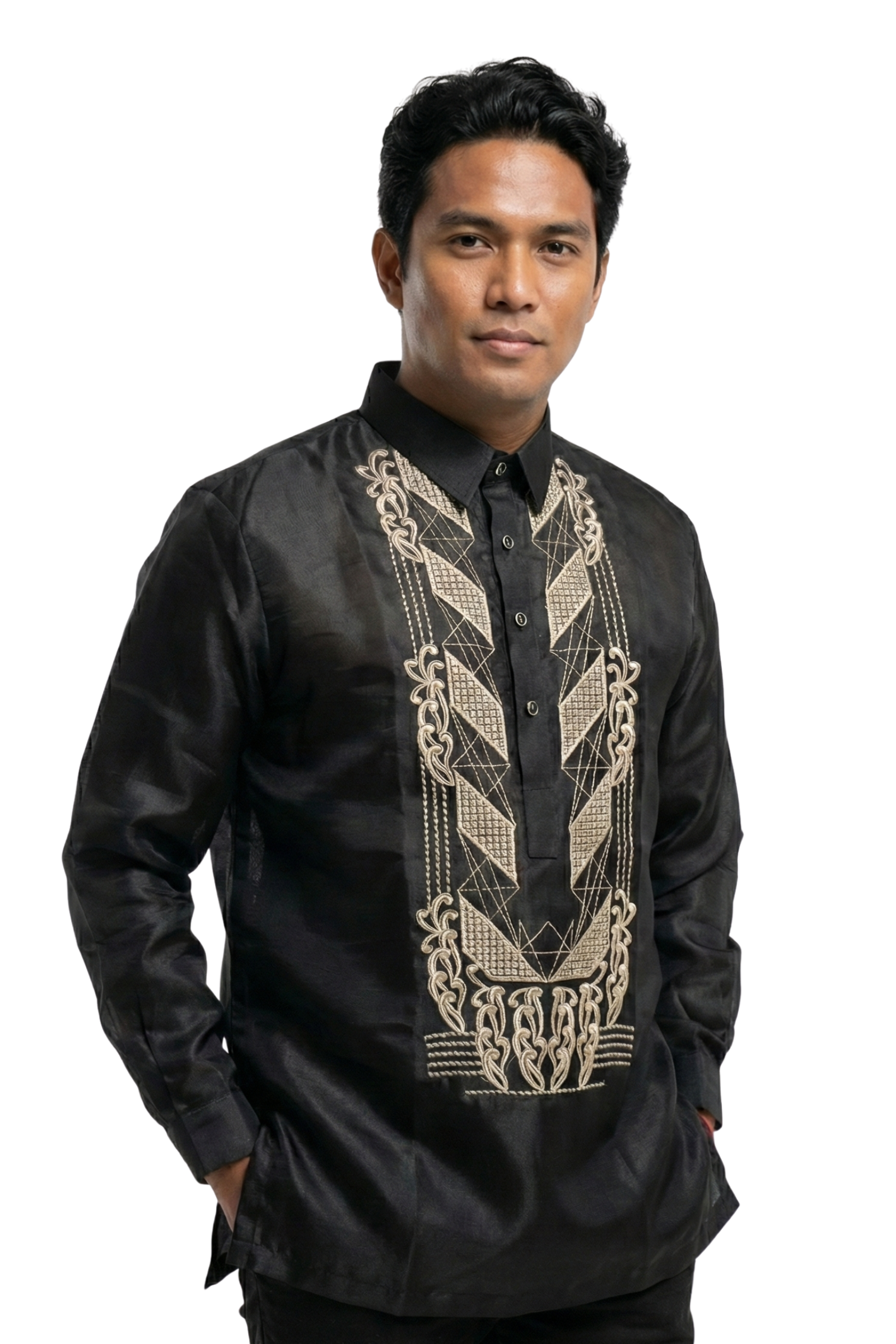 Jusilyn Black Barong Tagalog