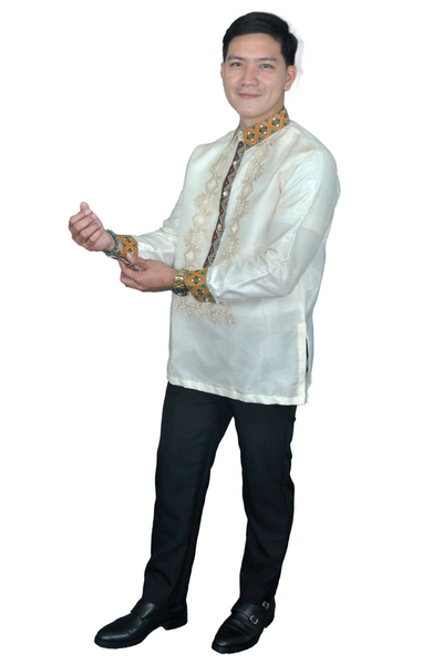 Ethnic Accent Barong Tagalog - Kevin - JB41