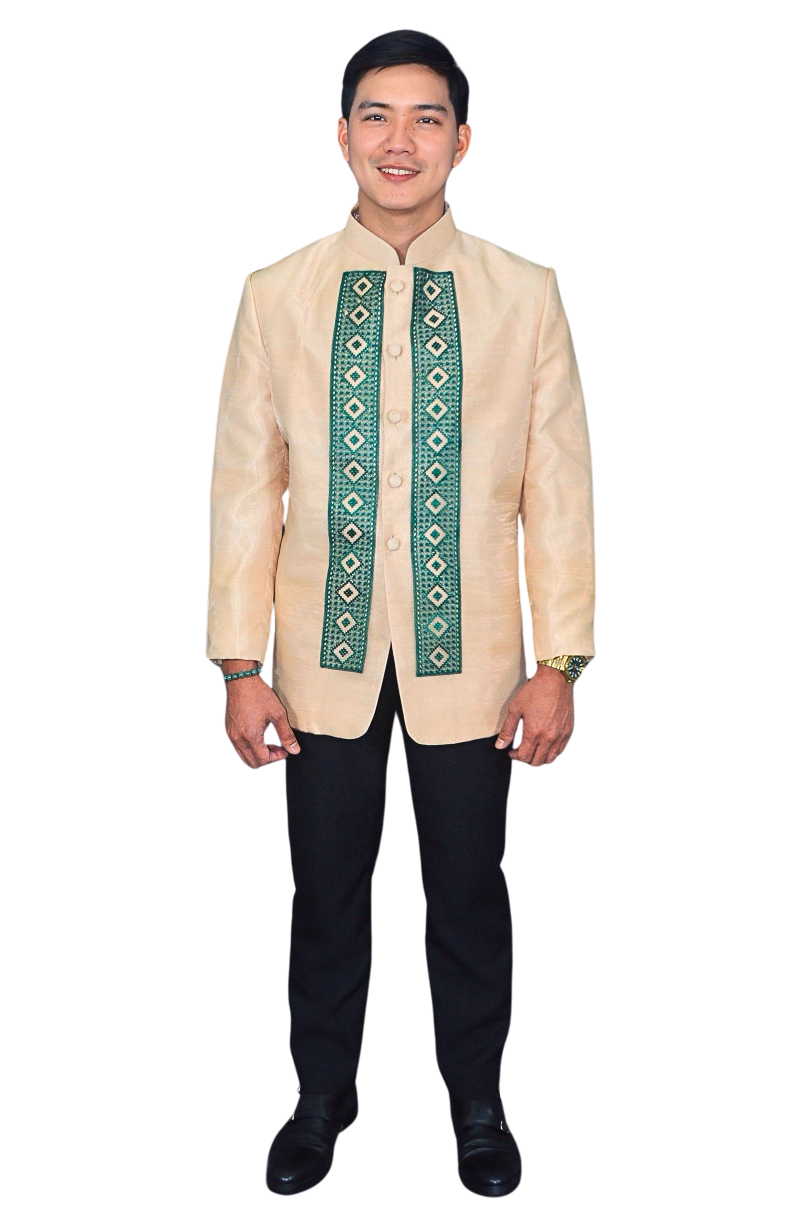 Classic Filipino Barong Tagalog Coat 