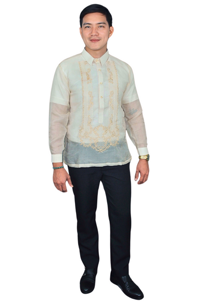 Premium & Elegant Barong Tagalog Piña Cocoon - Ferdinand JN77