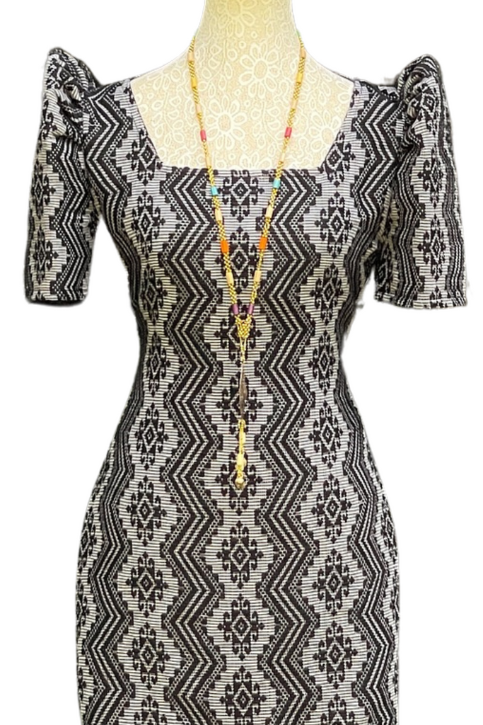 Black Handwoven Filipiniana 