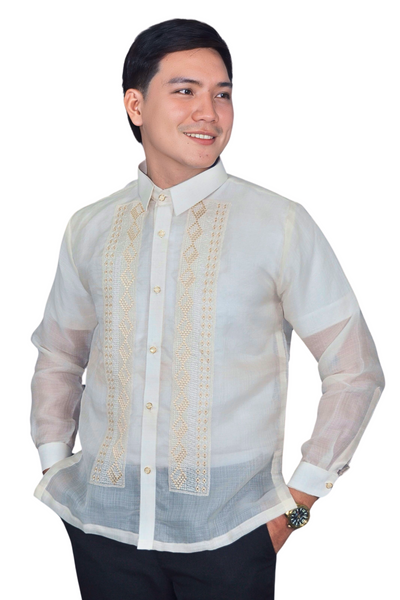 Premium & Elegant Barong Tagalog Piña Cocoon - Salvador  - JN76