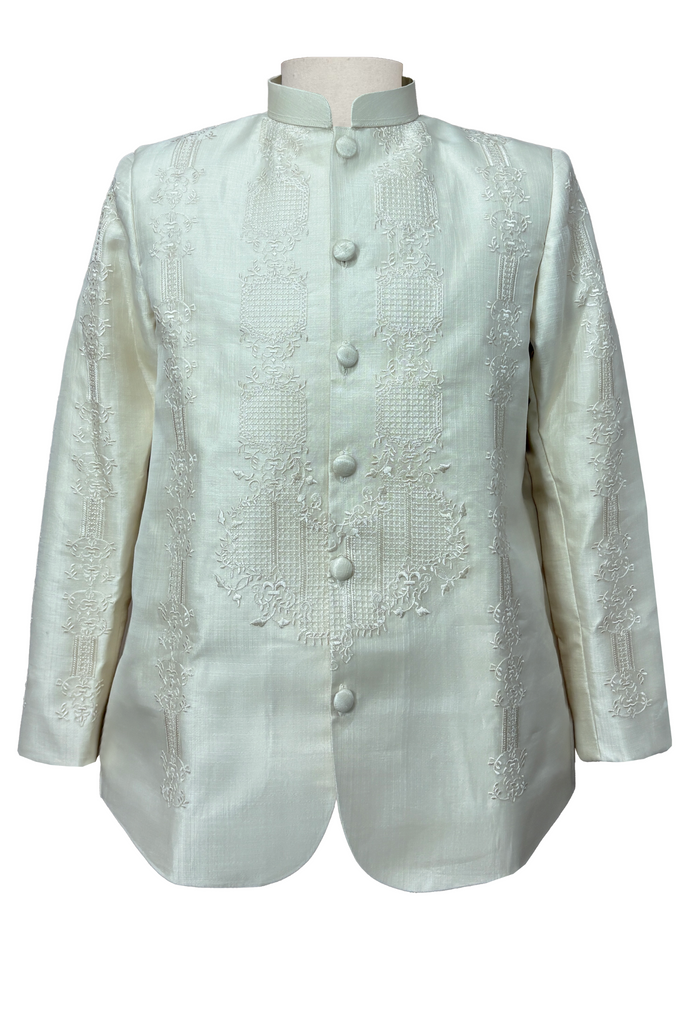Full Embroidery Barong Tagalog Coat