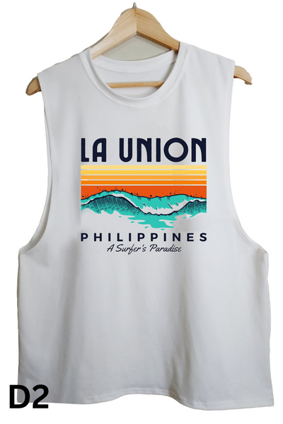 La Union Muscle Tee For Men l Philippine Shirt l Sando For Men - SLK12