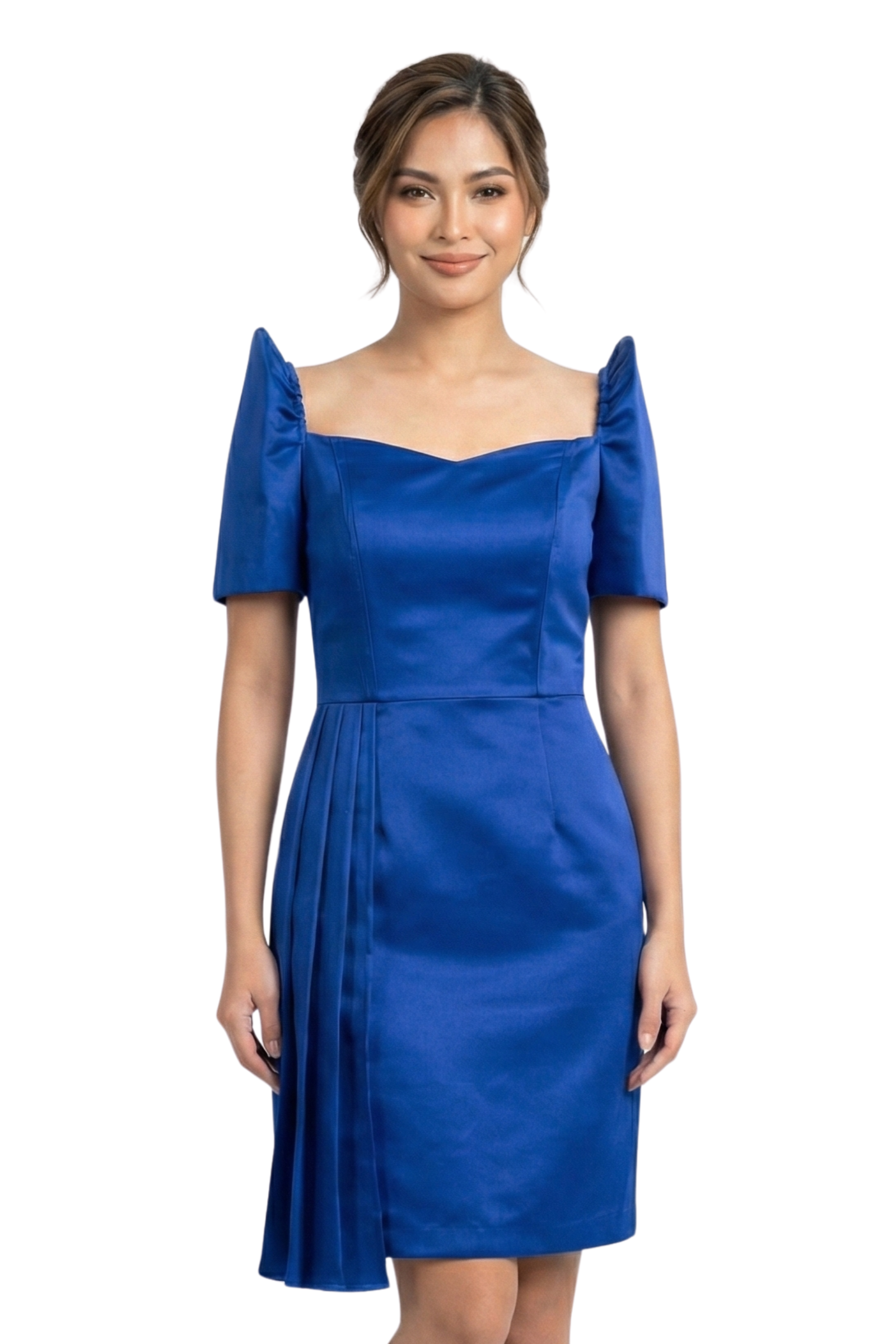 Royal Blue Modern Filipiniana Dress