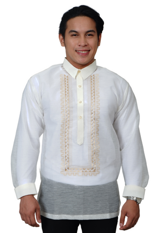 Jusilyn Gold Embroidery Barong Tagalog- Arthur - JY02