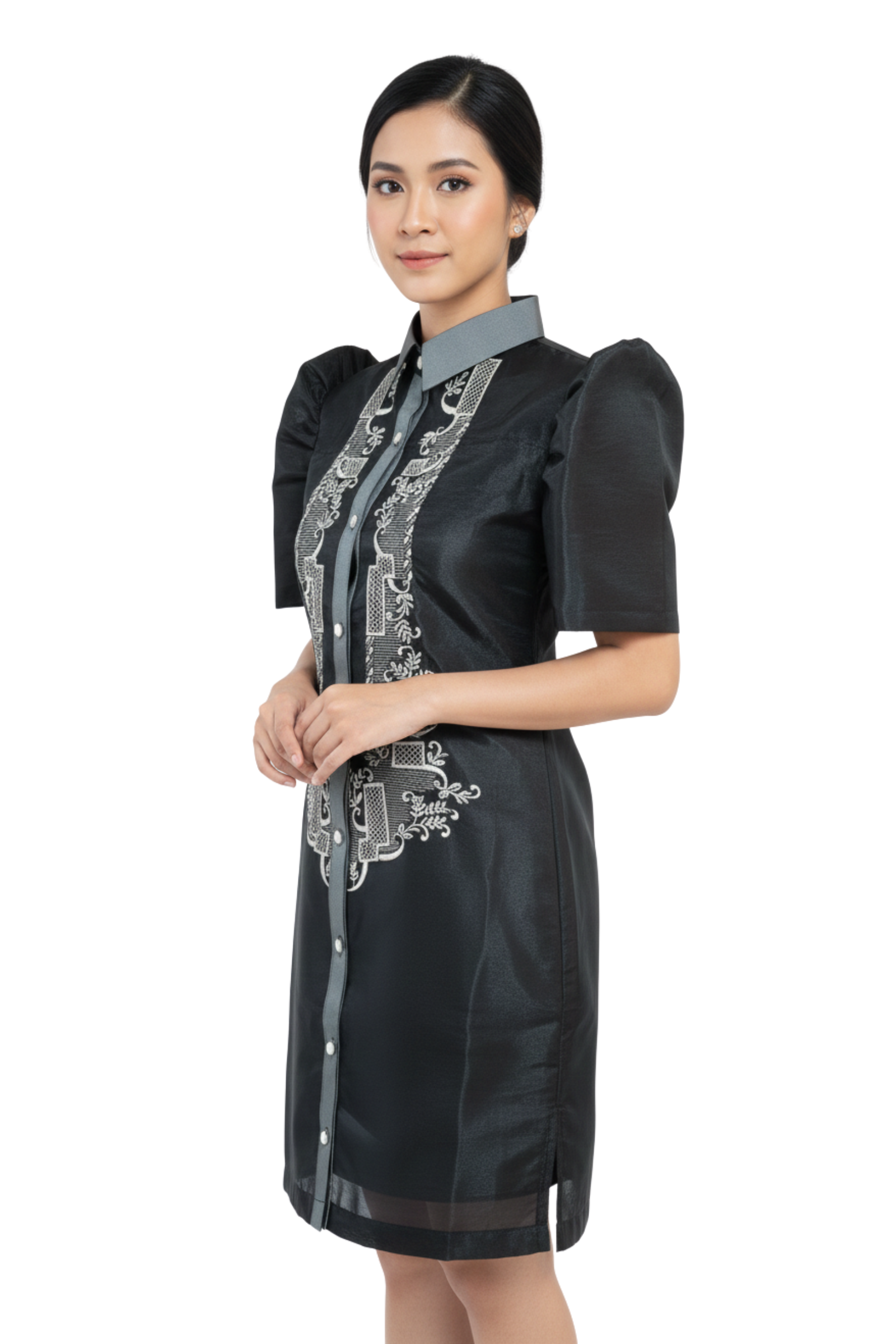 Organza Filipiniana Dress