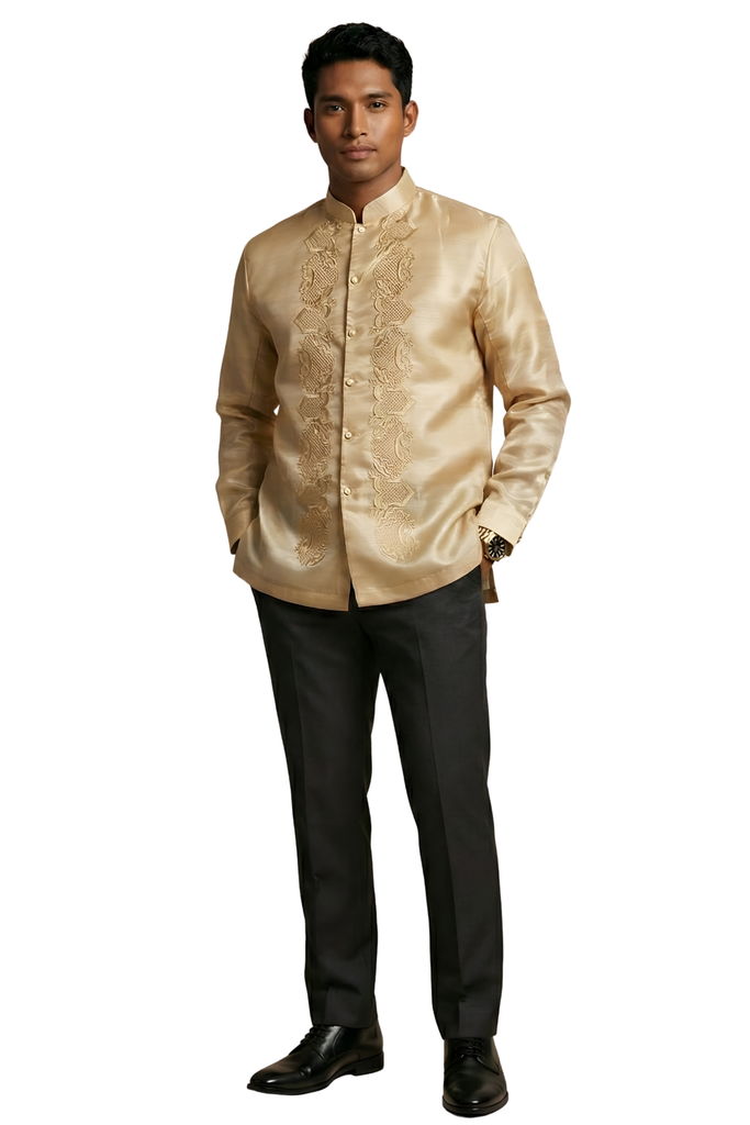 Gold Barong Tagalog Coat